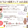 どうぶつ愛護フェアinたま区のチラシ