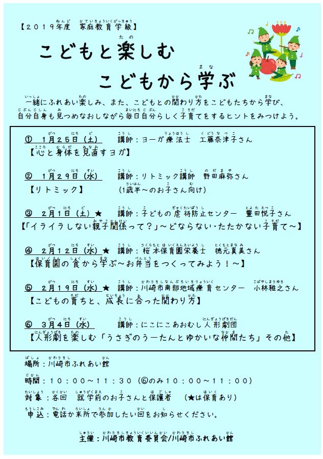 戻る 19年度家庭教育学級こどもと楽しむ こどもから学ぶ 紹介写真1 19年度家庭教育学級こどもと楽しむ こどもから学ぶ 紹介写真2 戻る